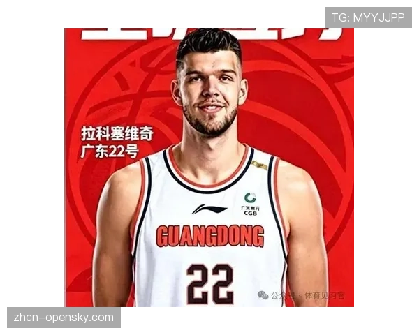 广东男篮完成大外援尼古拉斯·拉科塞维奇注册，替代伤退的萨姆纳
